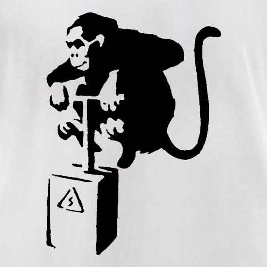 Banksy Monkey Detonator t shirt
